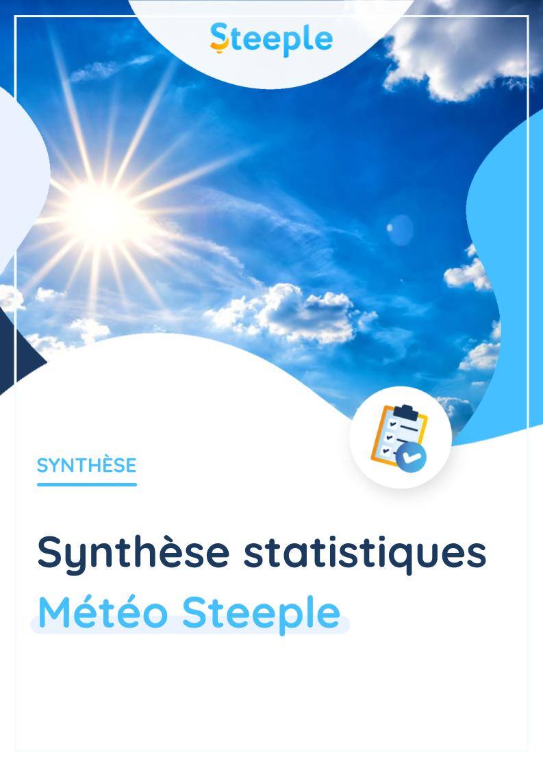 statistiques mensuelles steeple